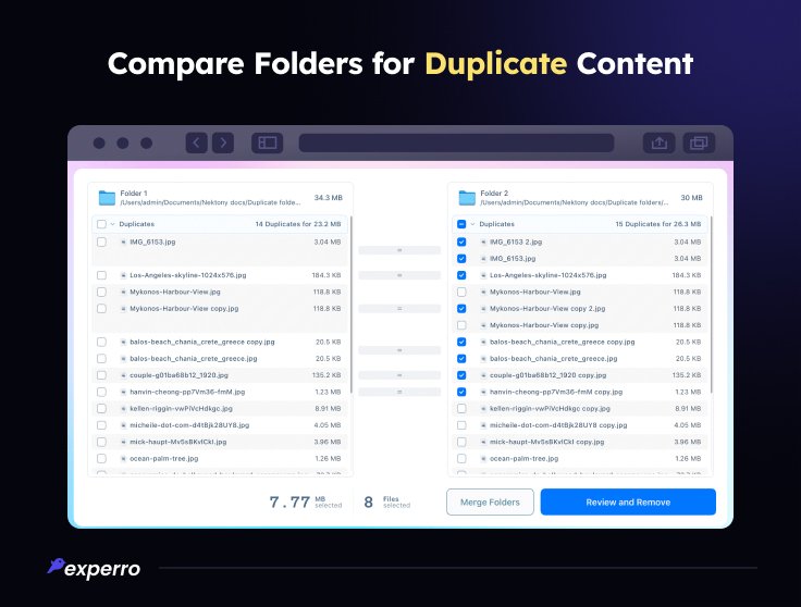 Compare Folders for Duplicate Content