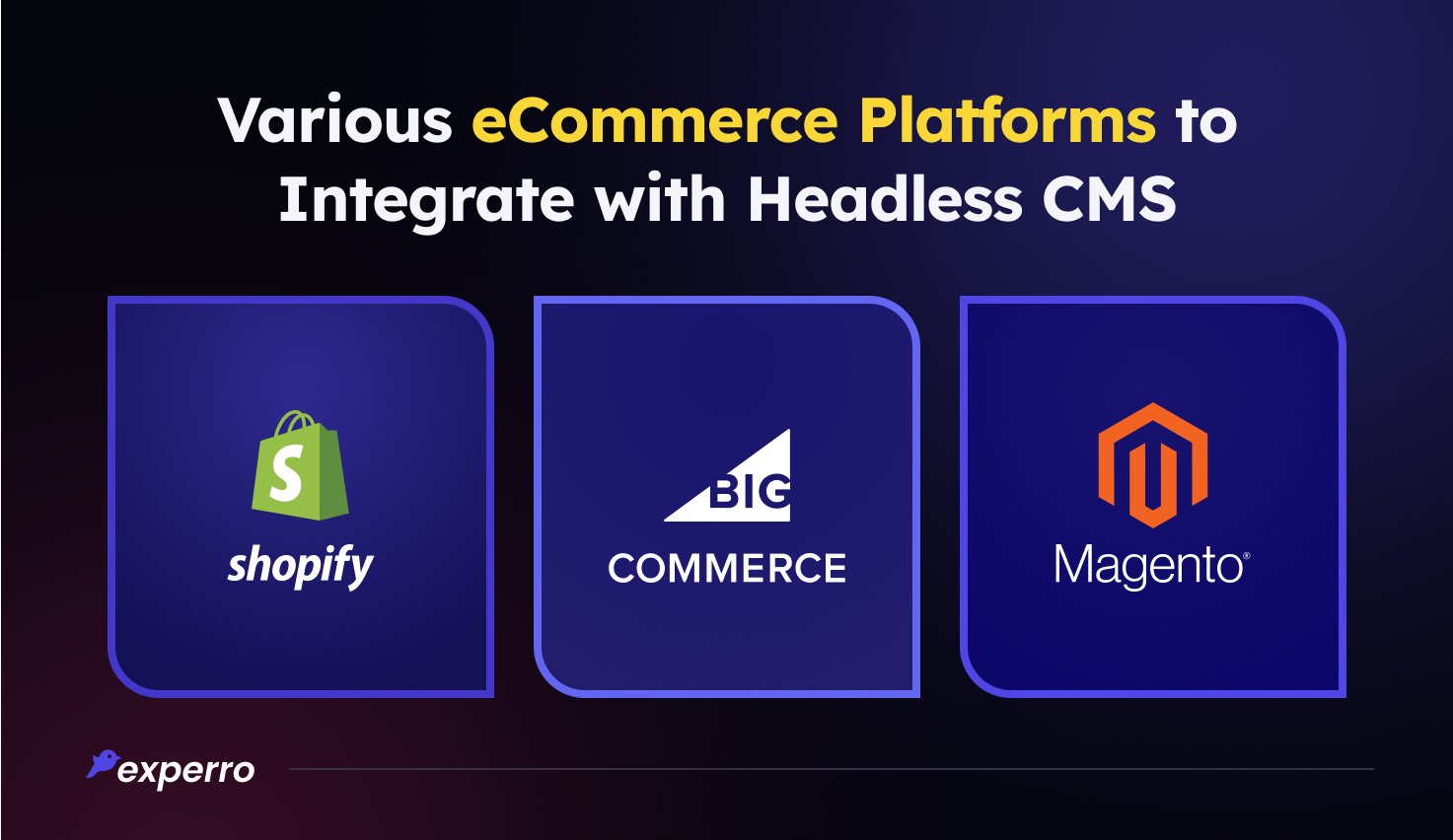 Top eCommerce Platforms that Integrate with Headless CMS