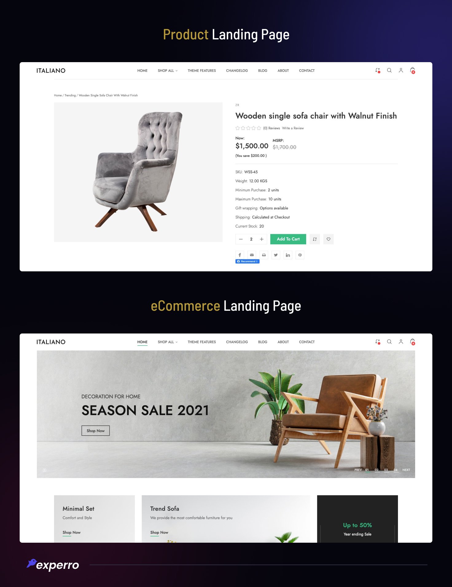 What is eCommerce & Product Landing Page