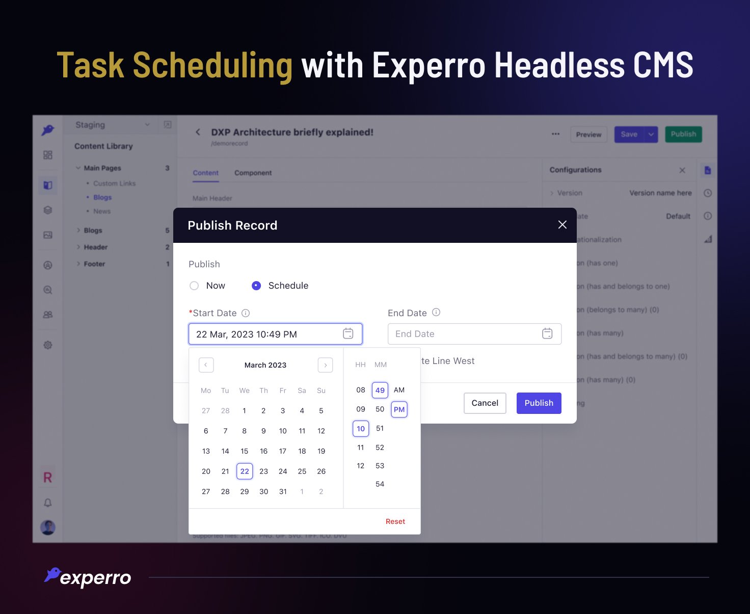 Task Scheduling With Experro