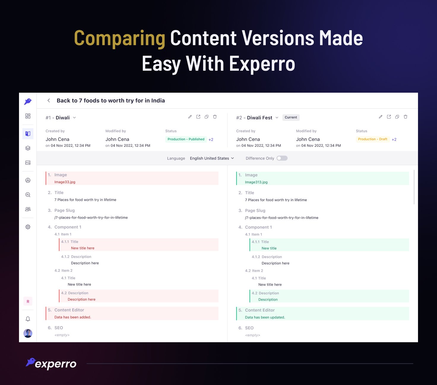 How Experro Makes Content Versioning Simple