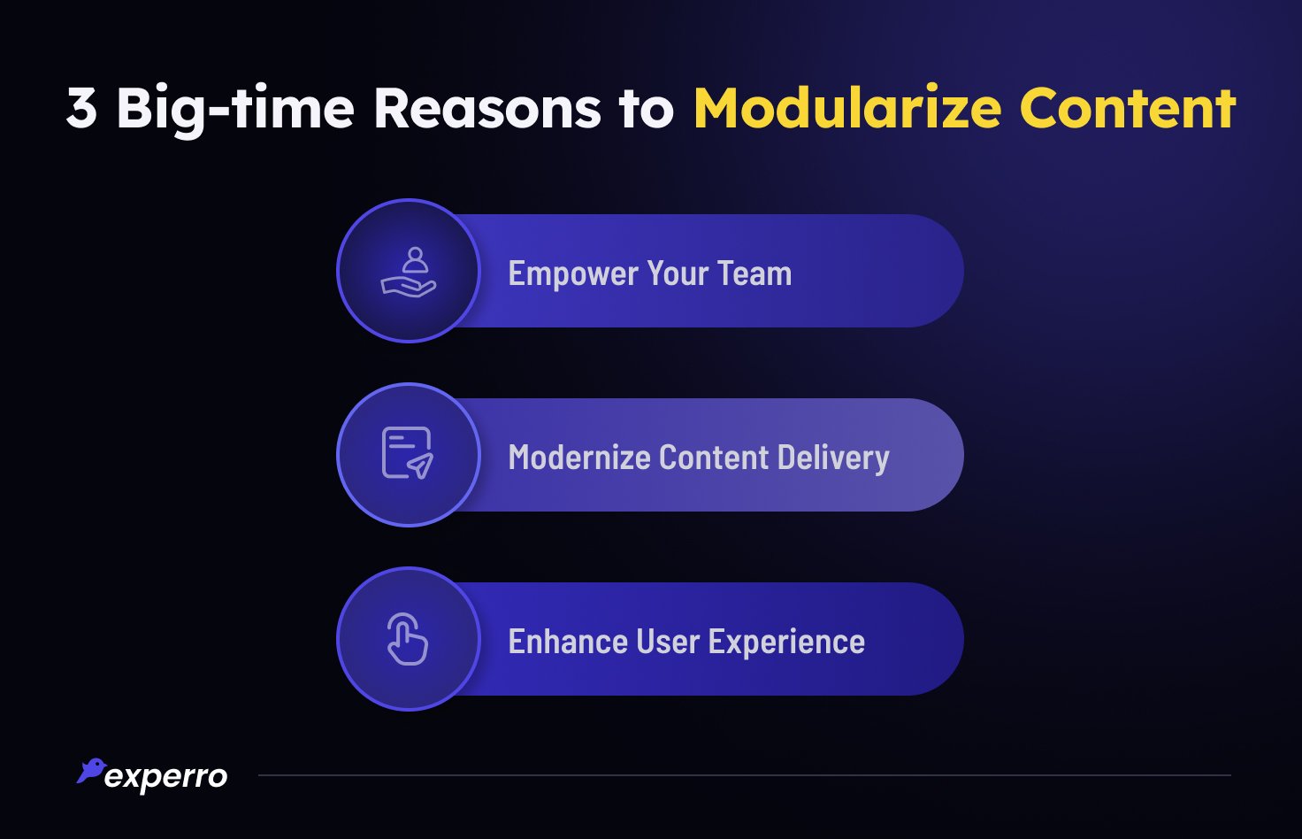 Why Should You Modularize Content?