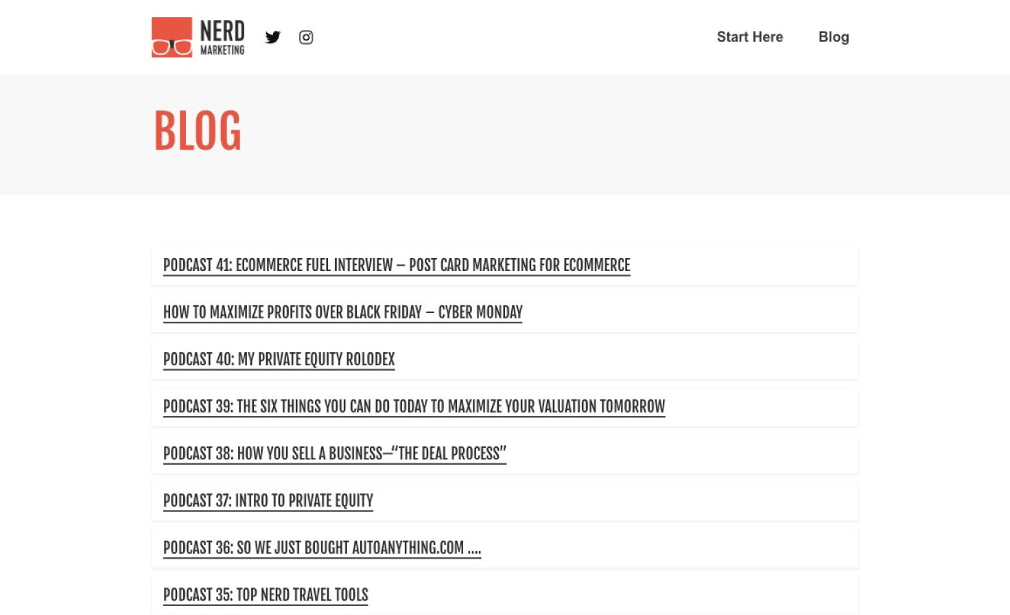 Nerd Marketing Blog