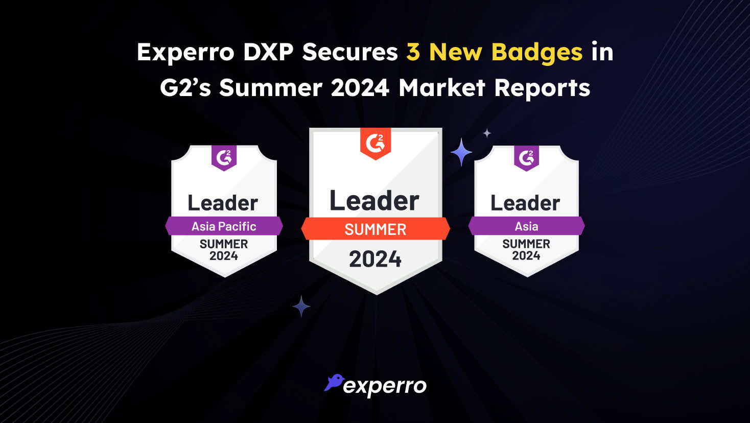 Experro DXP Secures 3 New Badges