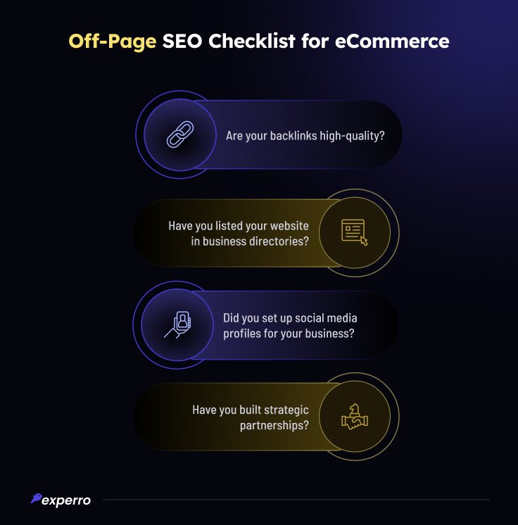 Off-Page SEO Checklist for eCommerce