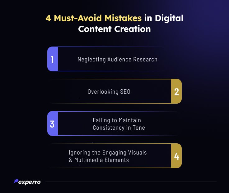 Mistakes to Avoid in Digital Content Creation